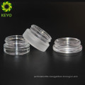 Small 5ml luxury cosmetic frosted glass jar for lip balm